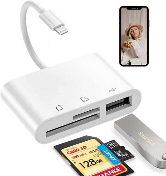 Adaptador de tarjeta SD a teléfono RetroSnap™ (todas las marcas)